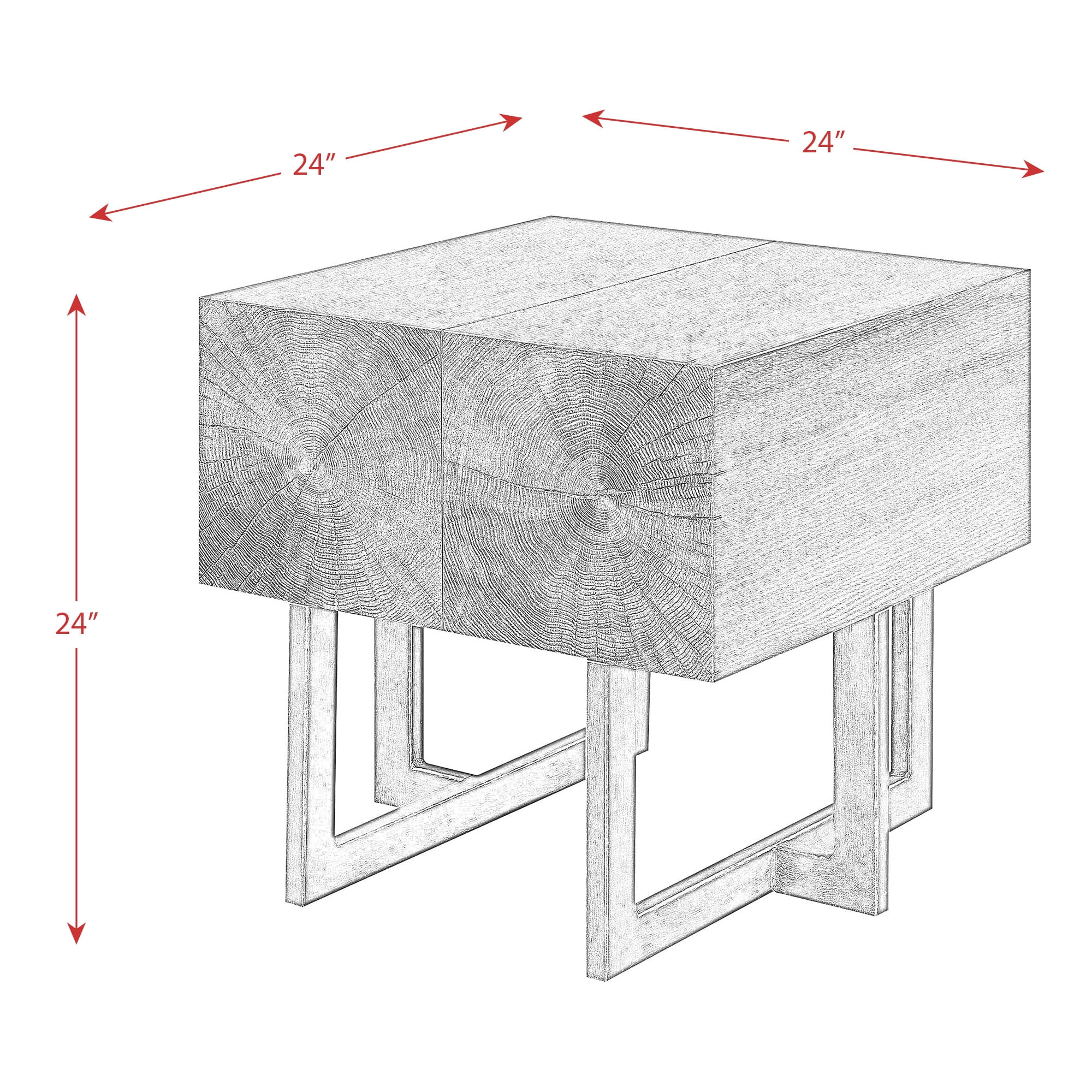 Picket House Furnishings Elliot 3PC Occasional Table Set