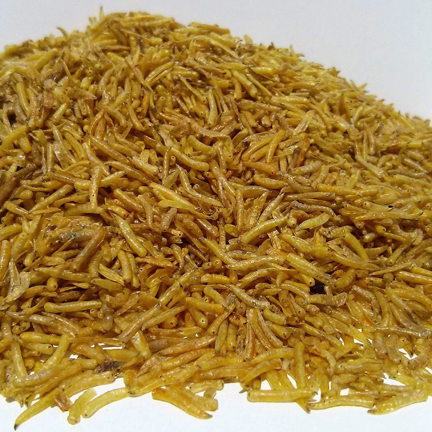 Aquatic Foods Freeze Dried White Worms - Great for smaller Tropicals, Marines, Aquatic & Land Turtles - 4-lbs