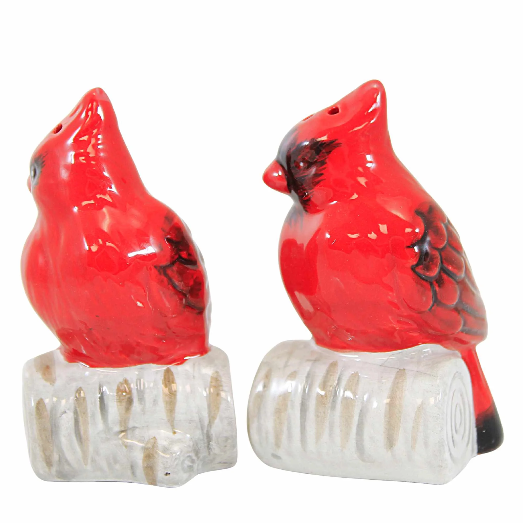 Ganz Cardinal Salt & Pepper Set. - Set Of Salt & Pepper Shakers 3.25 Inch, Earthenware - Earthenware MX177525
