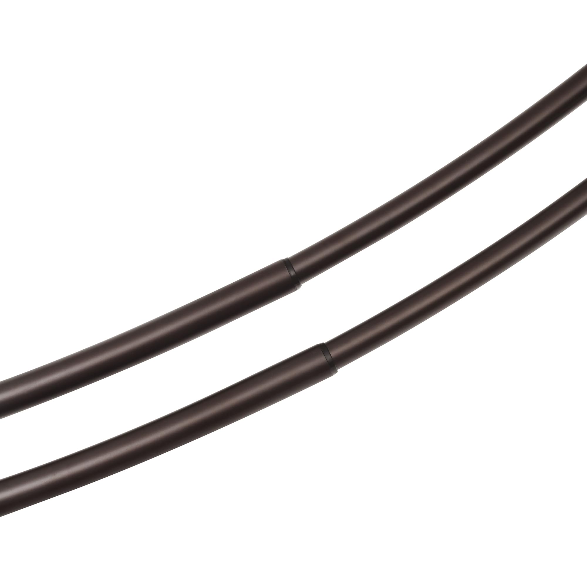 Utopia Alley Rustproof Aluminum Double Curved Shower Curtain Rod, Adjustable Double Shower Rod from 45