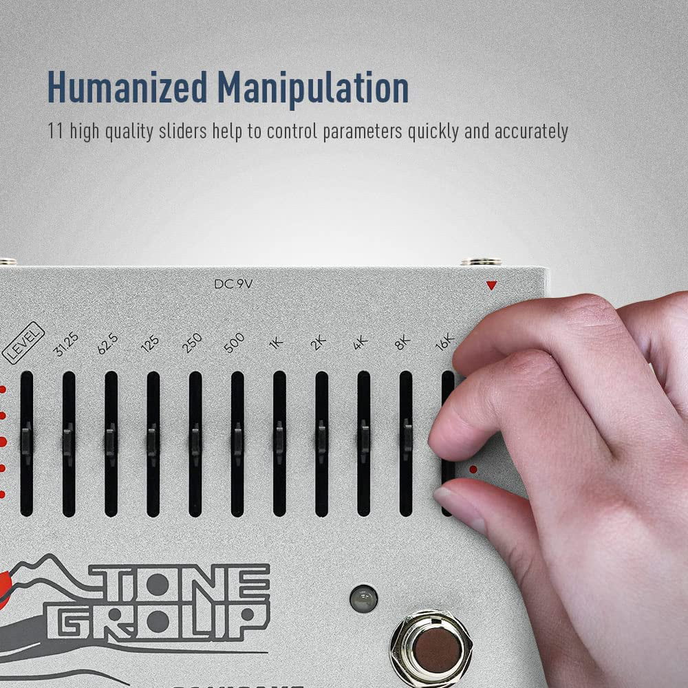 SONICAKE Tone Group 10-Band EQ Equalizer Guitar Bass Effects Pedal