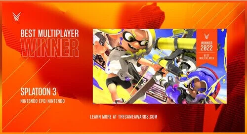 Splatoon 3 for Nintendo Switch [New Video Game]