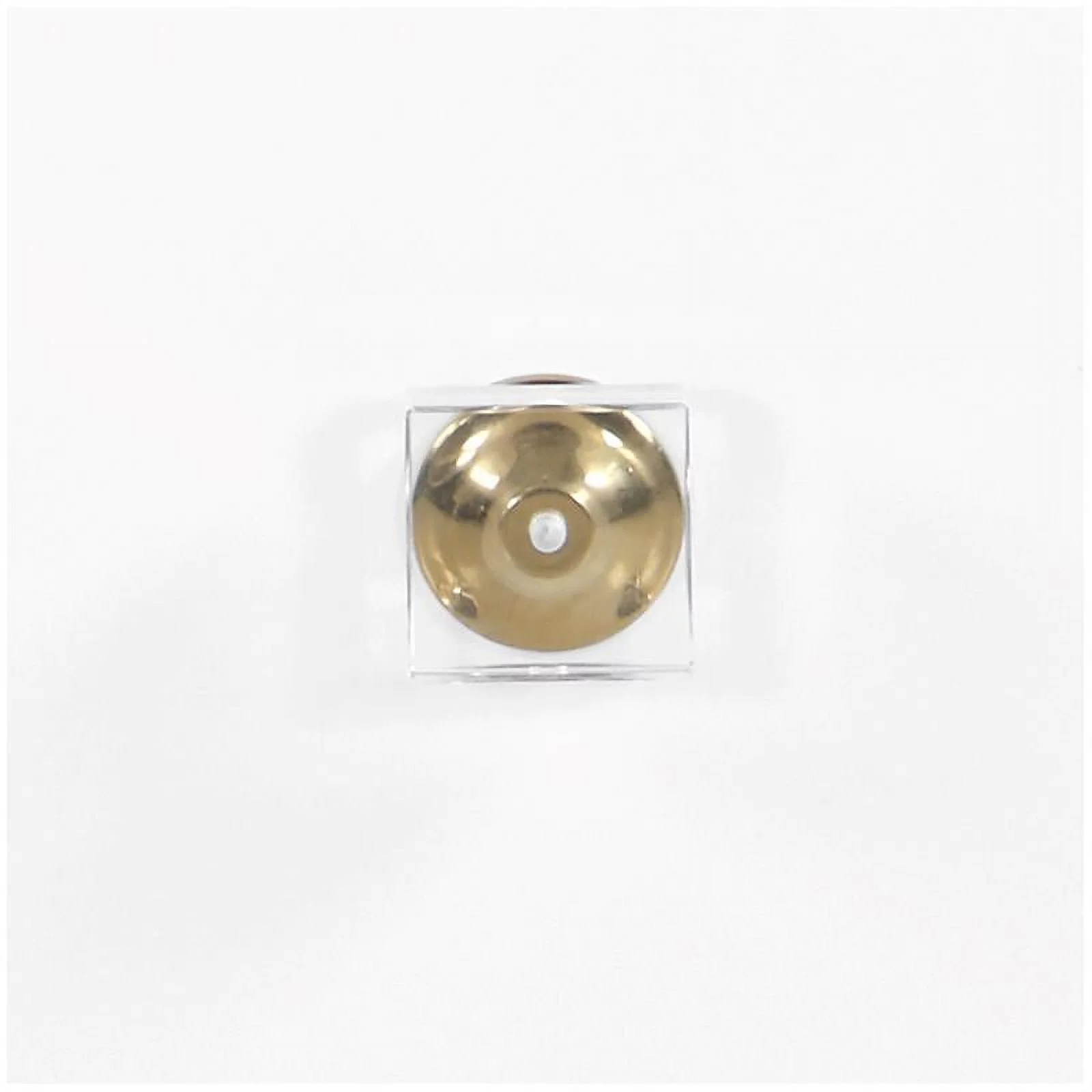 Meridian Furniture Lia Accent Table in Matte White/Acrylic