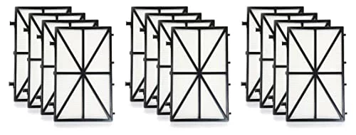 Cartridge Filter Panels for Dolphin Robotic Pool Cleaner Nautilus CC Plus, M400, M500, Odyssey, Oasis Z5i, Sigma, Aquarius XL, C3, C4 Wave 65 90. 9991432-R4, Pack of 12