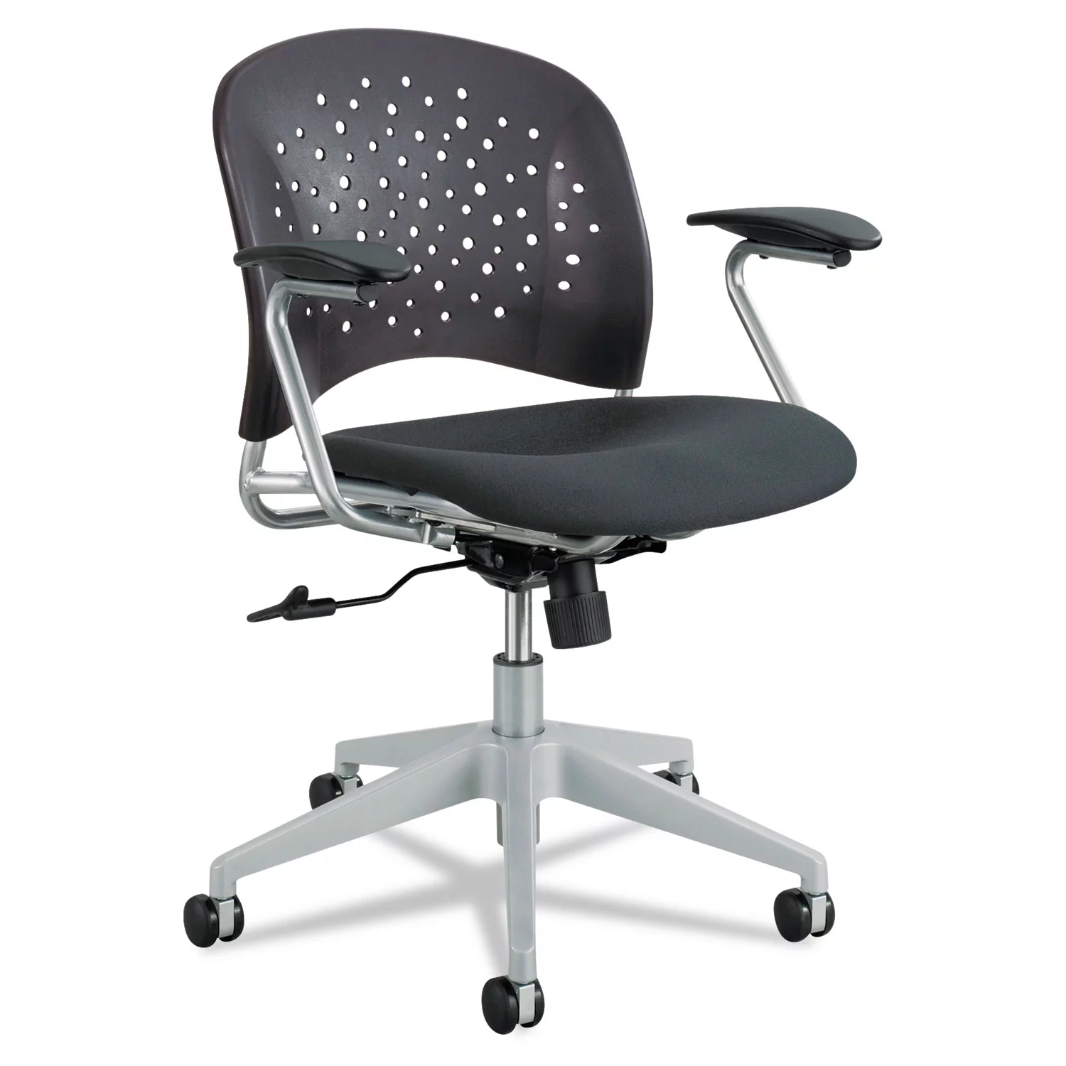 Safco  Reve Round Backed Task Chair Black