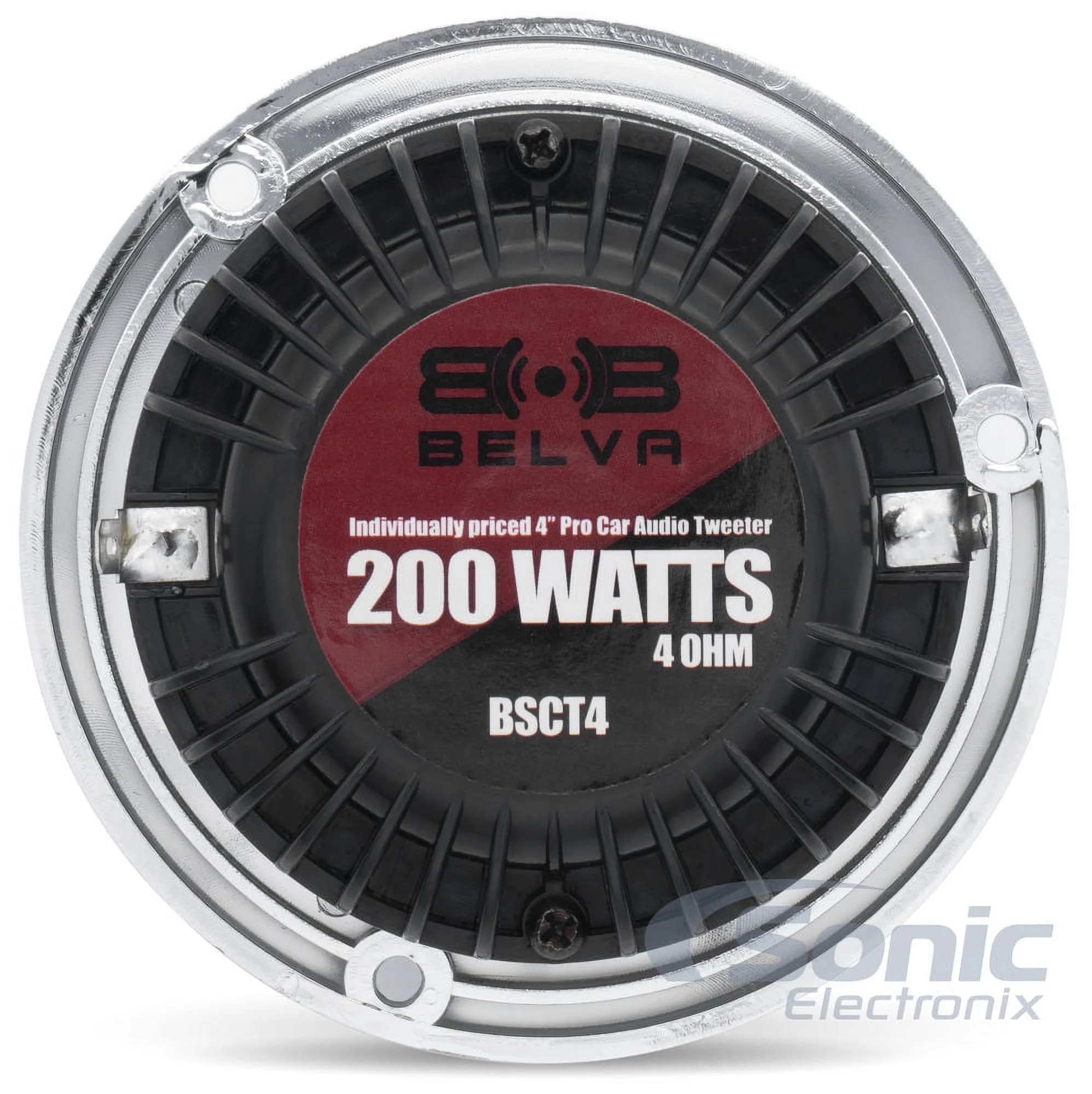 Belva BSCT4 - 4-inch Pro Car Audio Tweeter (sold individually)