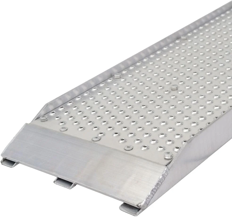 Guardian S-368-1500-P Dual Runner Shed Ramps with Punch Plate Surface - 8