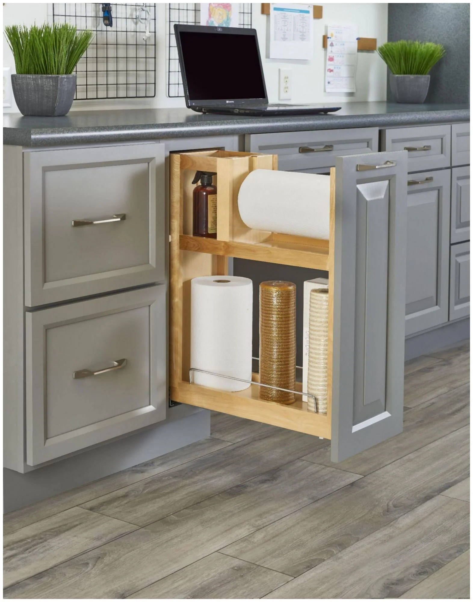 Rev-A-Shelf 448Pth-Bcsc-8C Wood Classics 8-3/4