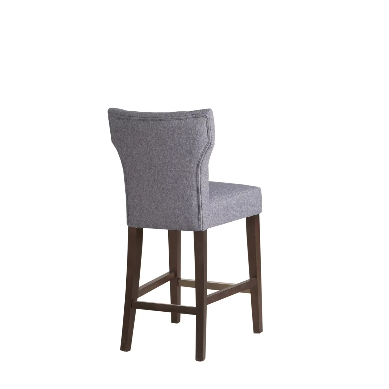 Tufted Back Counter Stool Grey/Avila