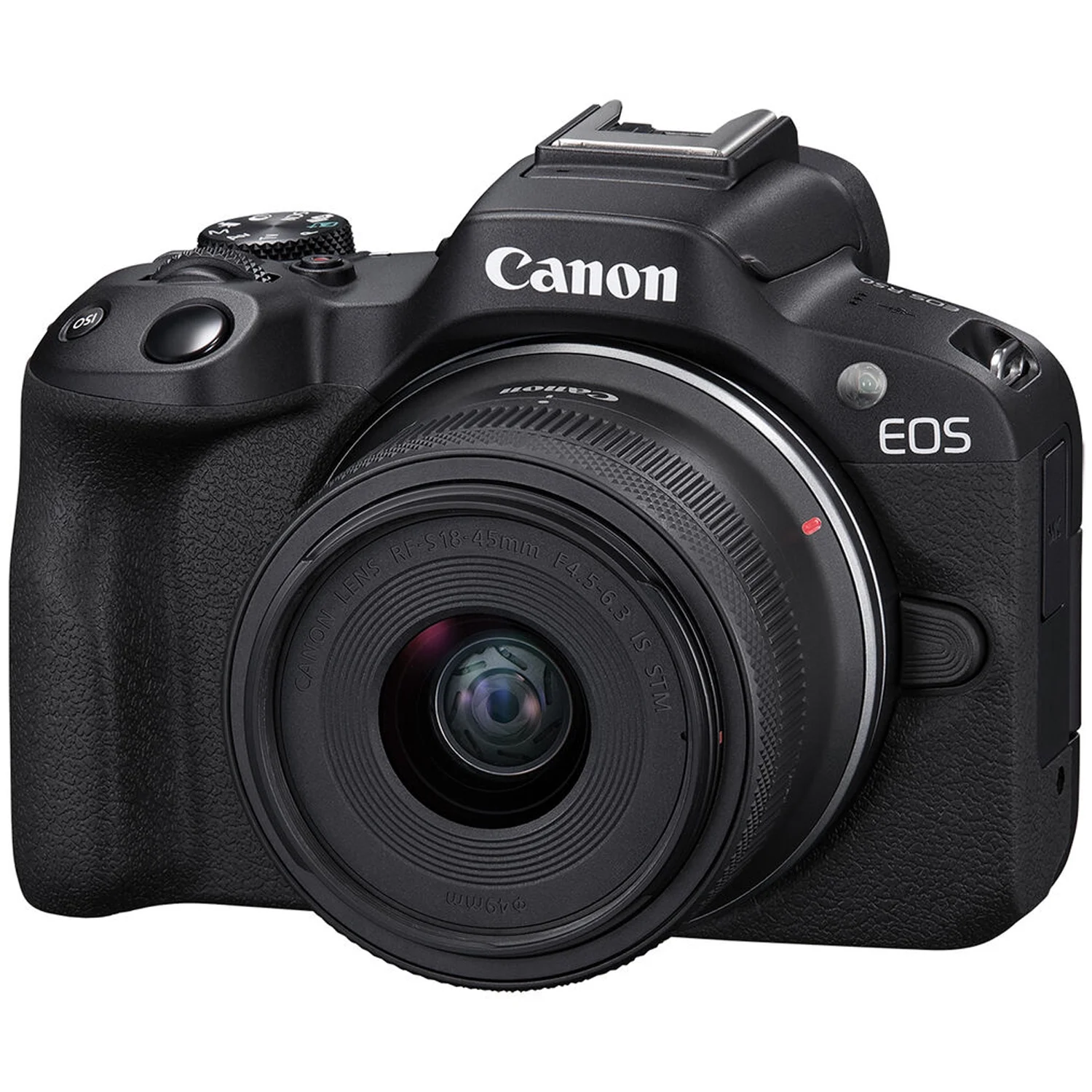 Canon EOS R50 Mirrorless Camera with Canon 18-45mm Lens and 64GB Memory Card, Camera Case, Dust Blower and Pen, Filters, Tripod & More