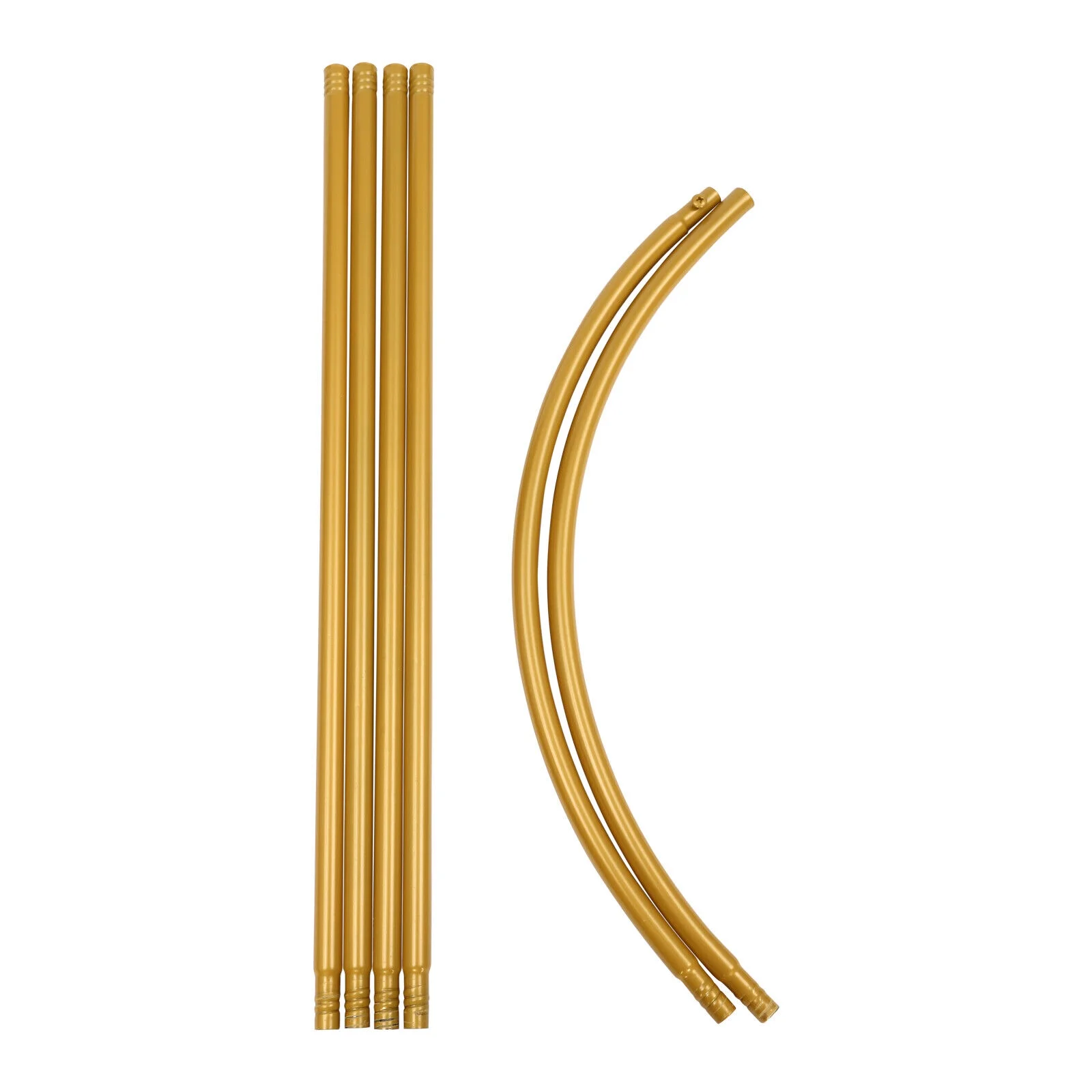 Wedding Arch Backdrop Stand 6ft Gold White Metal Arch Backdrop Stand 180*80 cm