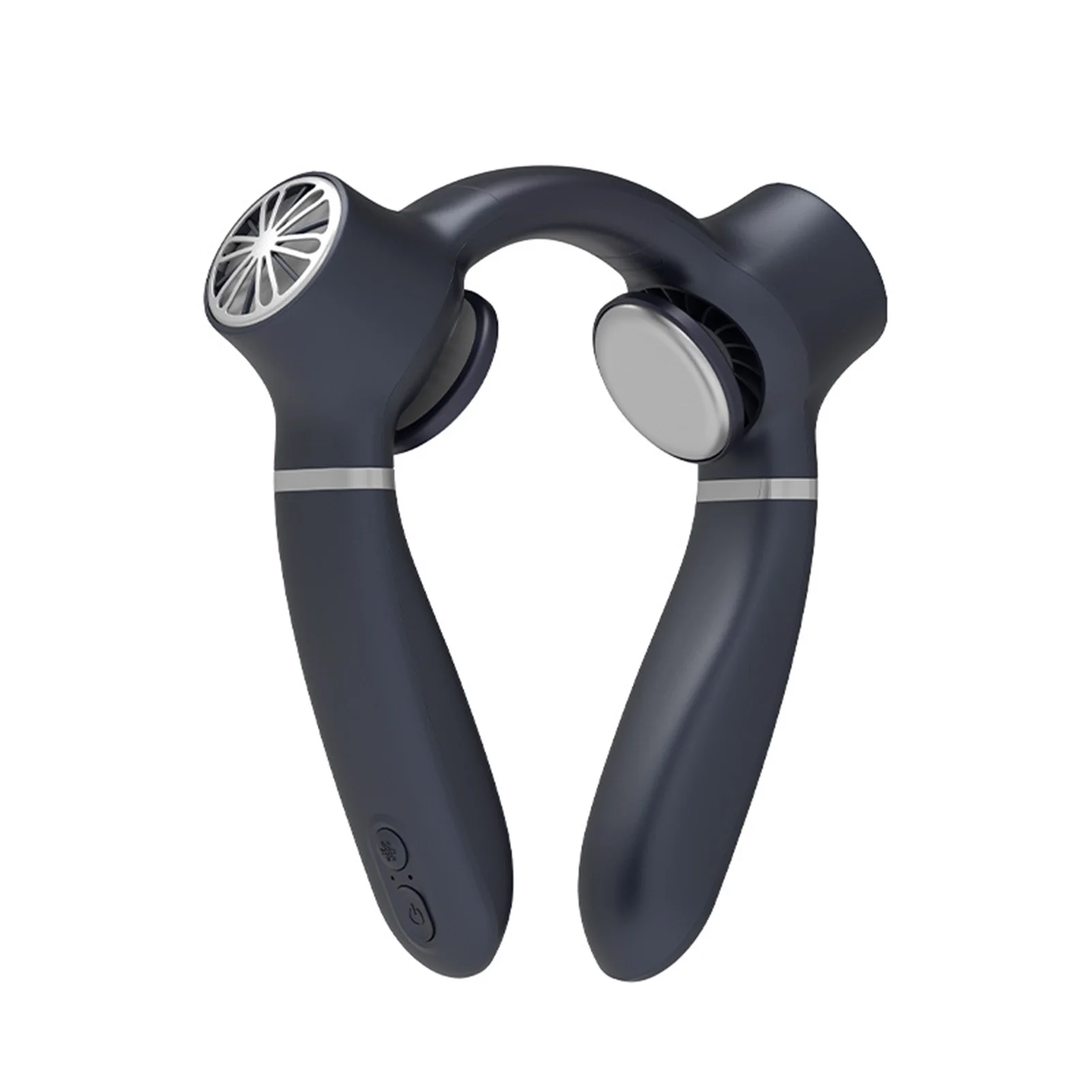 Nebublu Hanging neck electric fan,Conditioner 2X Neck Fan Pads Fan Air Conditioner 2X Pads neck fan Neck - Stay Cool Conditioner Instant Relief 2X Fan 2X Radirus mAh - Stay Pads - Portable