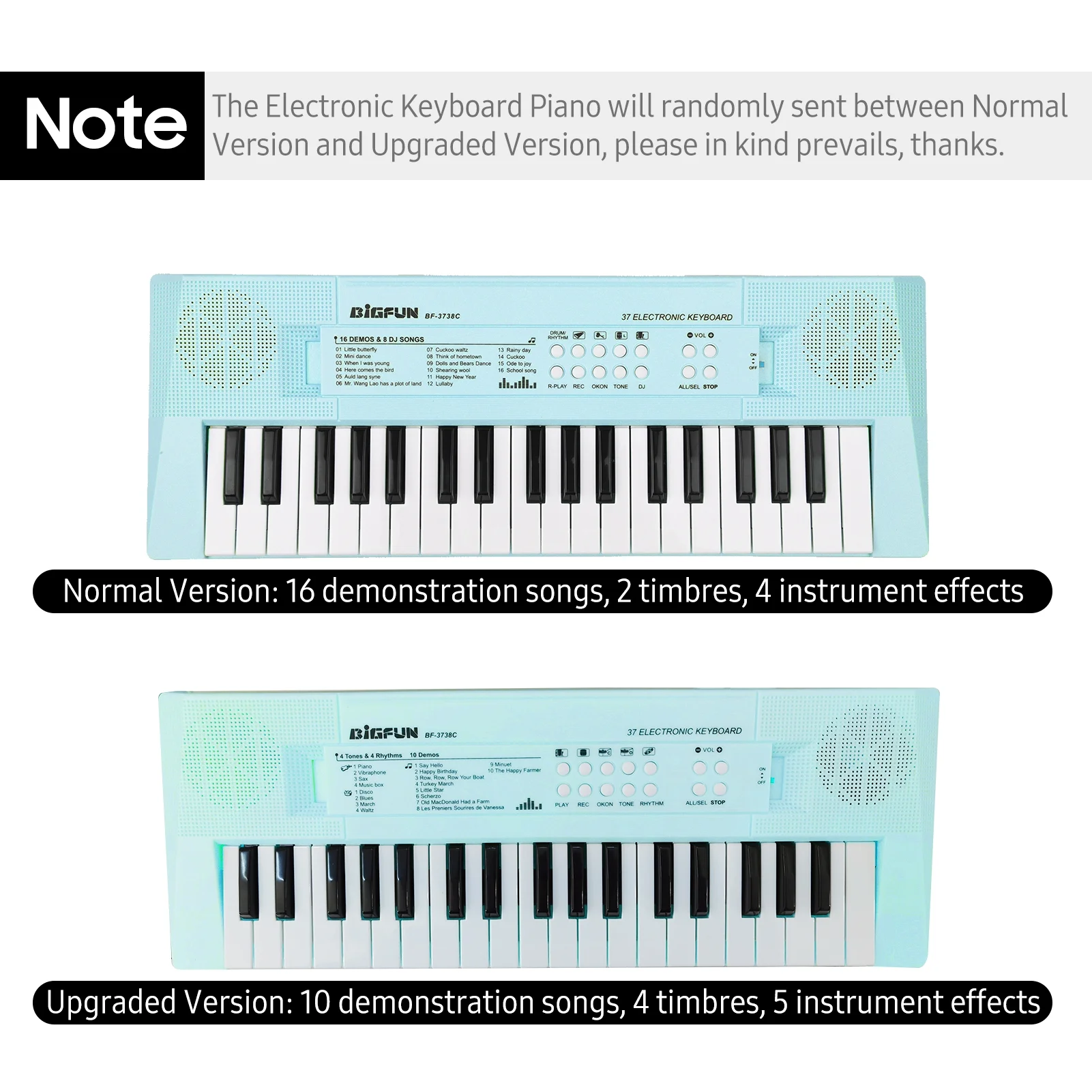 Electronic Keyboard Piano,Piano ' S With 37-key Piano Eryue Saante Siuke Yaliya With 37- Piano
