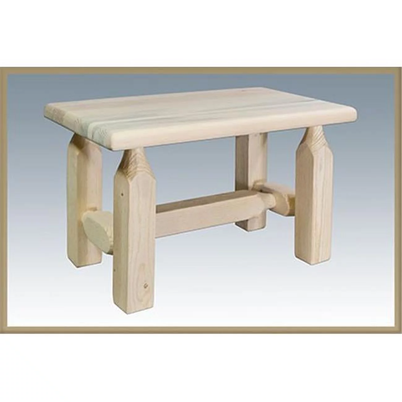 Montana Woodworks  Ottoman - Homestead Collection - Ready to Finish