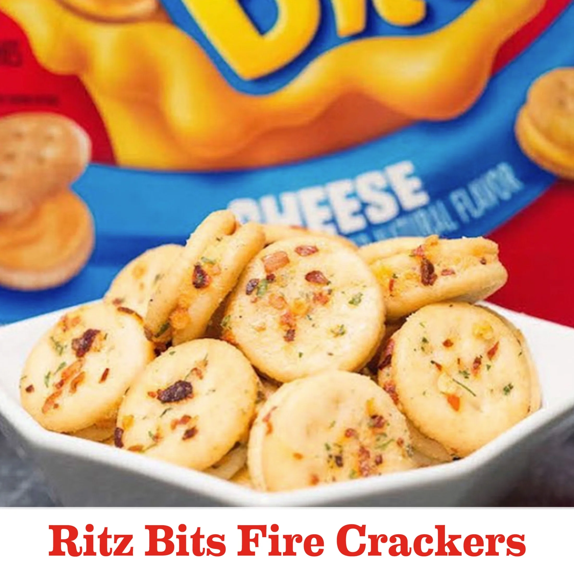 (3 pack) RITZ Bits Cheese Sandwich Crackers, 8.8 oz