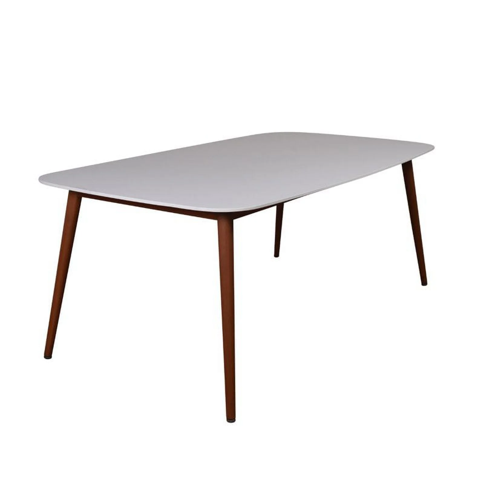 International Home Amazonia Charlotte Deluxe 5 Piece Patio Dining Set in White