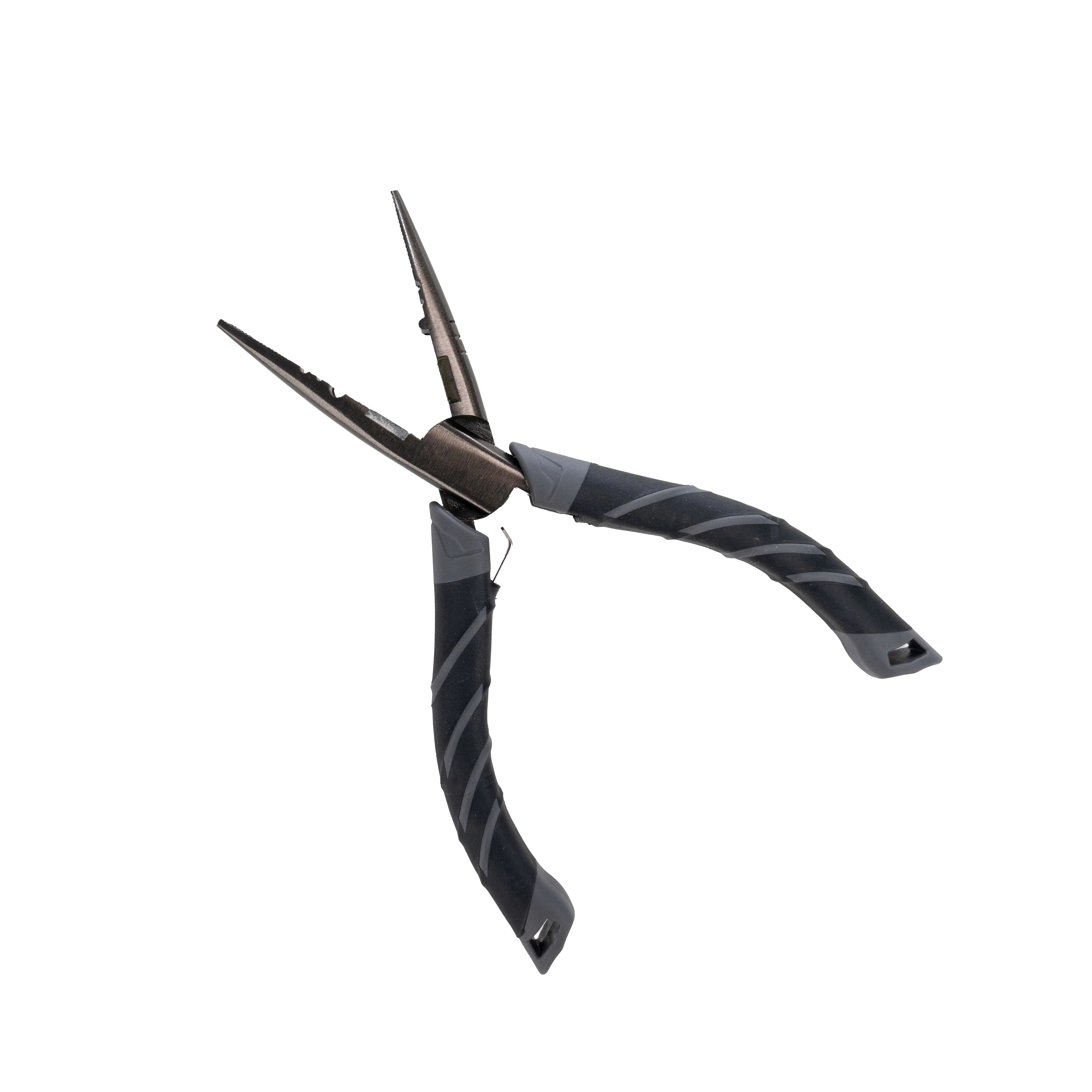 Ozark Trail 6 inch Stainless Steel Pliers with Soft Grip. Fishermans Needle Nose Plier.