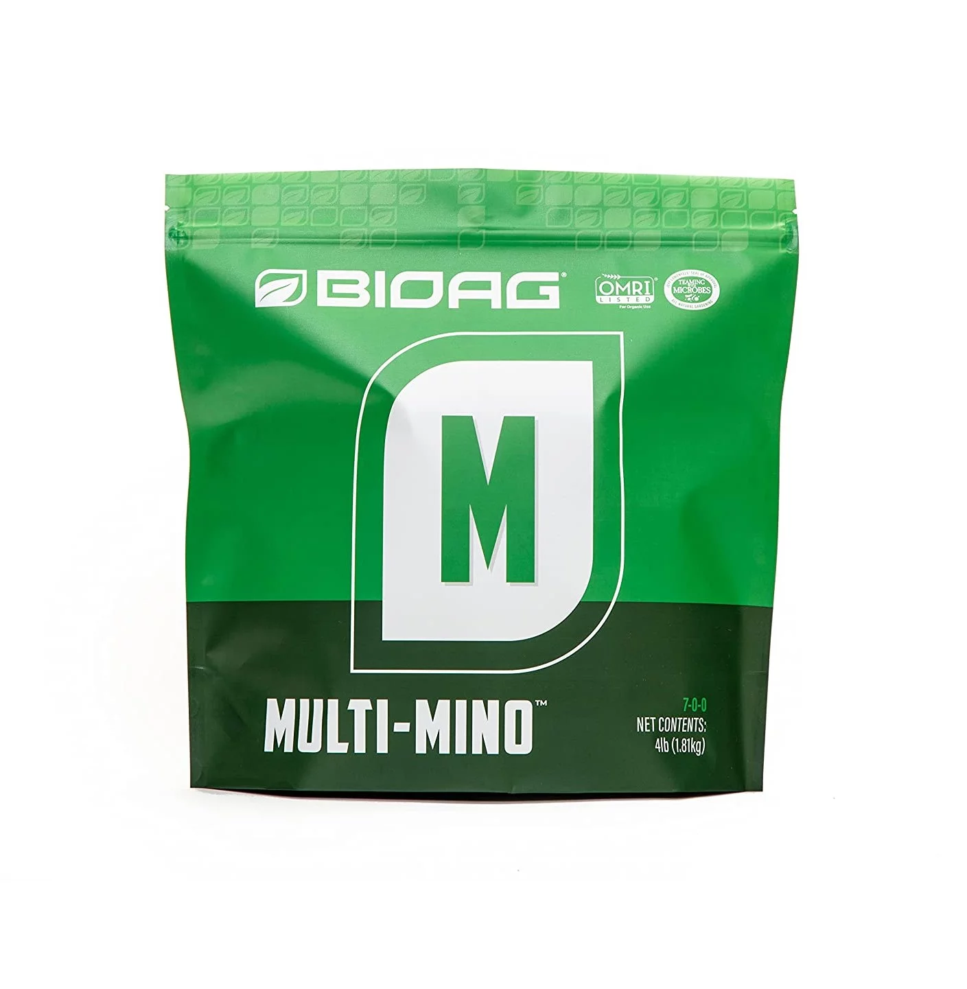 Multi-Mino Organic Micronutrient Fertlizer Powder - Improves Efficiency of Applied Fertilizers -4 lbs Bag by BioAg