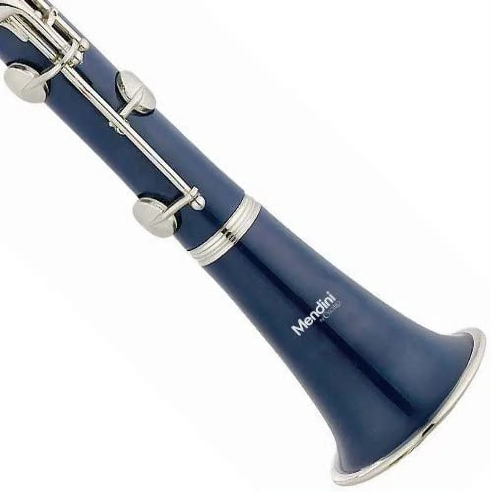 Mendini by Cecillo Bb Clarinet w/Case for Students, Adults and Kids