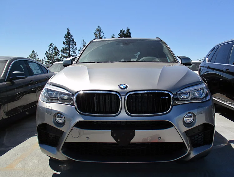 STO N SHO Front License Plate Bracket Compatible with 2017-2020 BMW X4 M40i and X5M (Upper Mount) (SNS106)