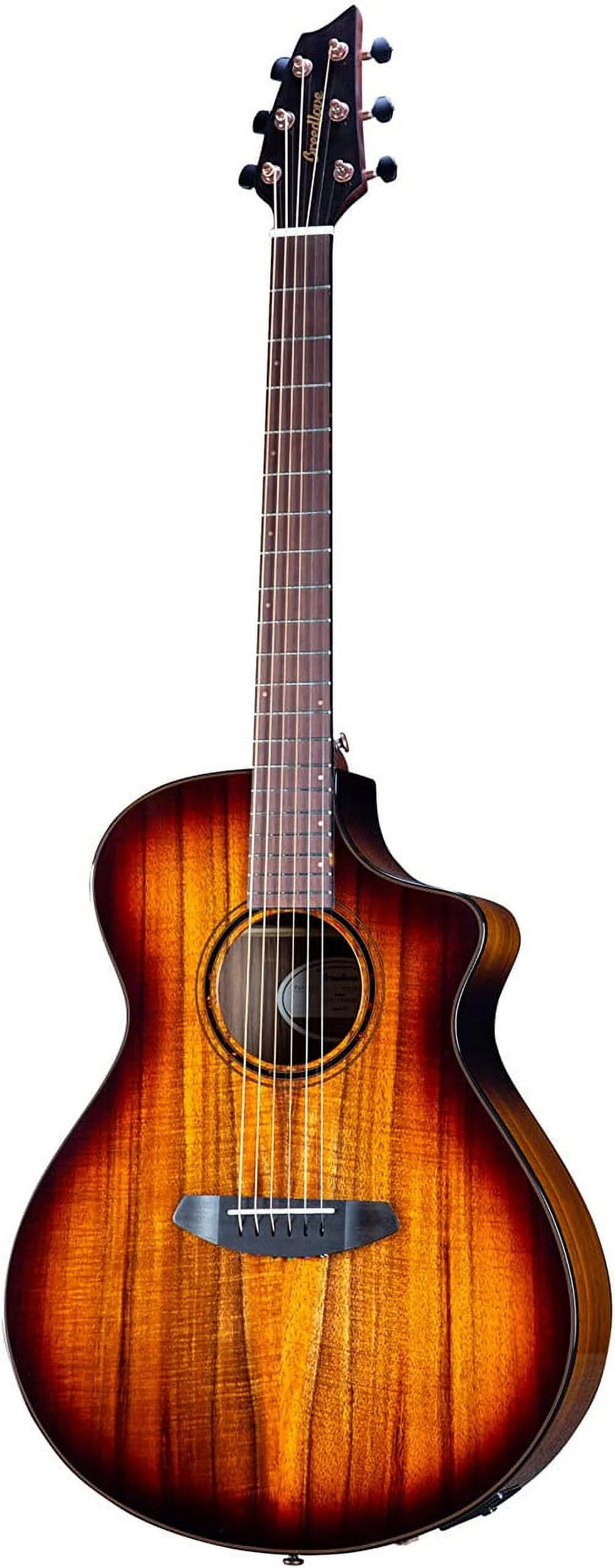 Breedlove Pursuit Exotic S Concert Edgeburst CE All Koa Acoustic Electric Guitar