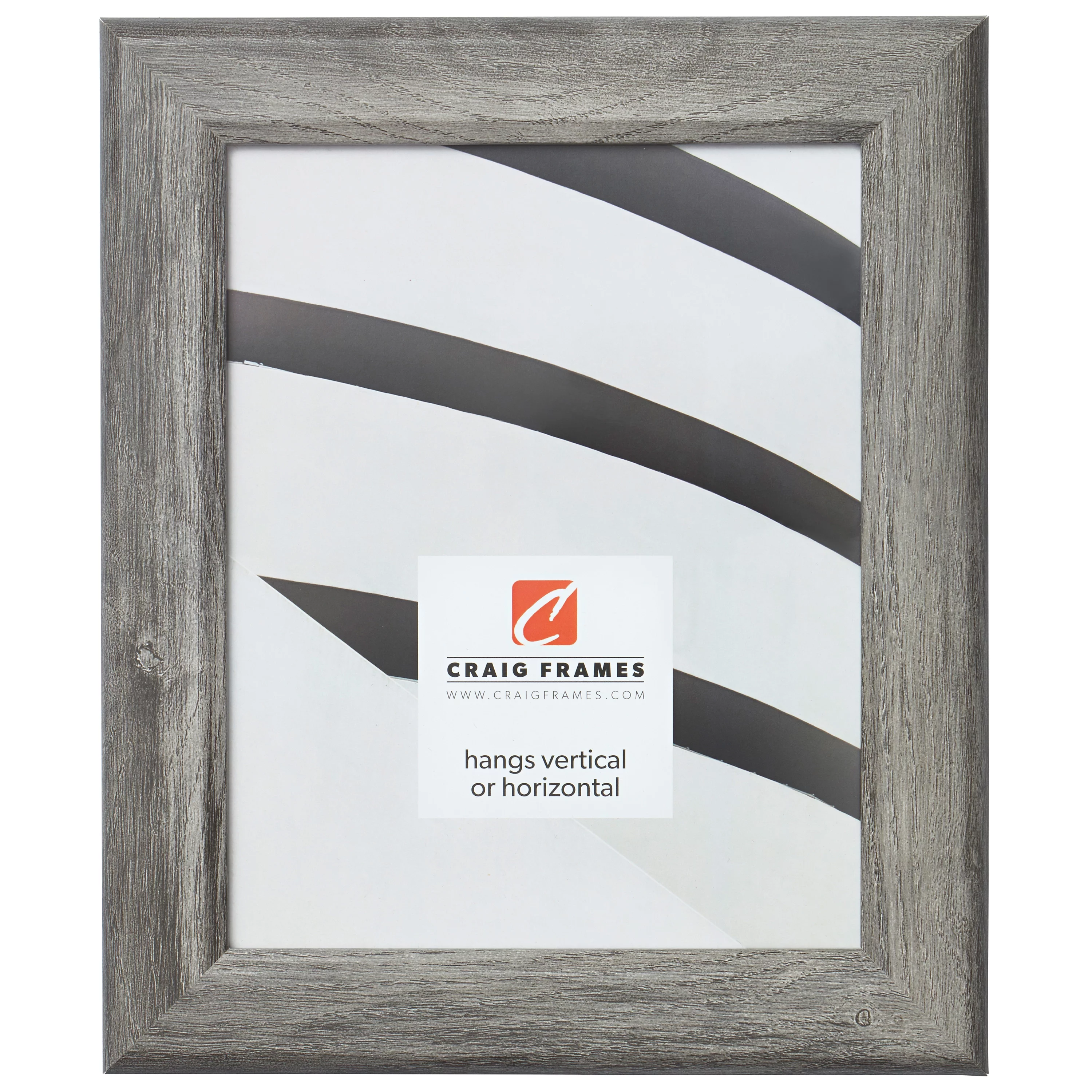 Craig Frames Arthur, 14x18 inch Picture Frame, Gray Barnwood