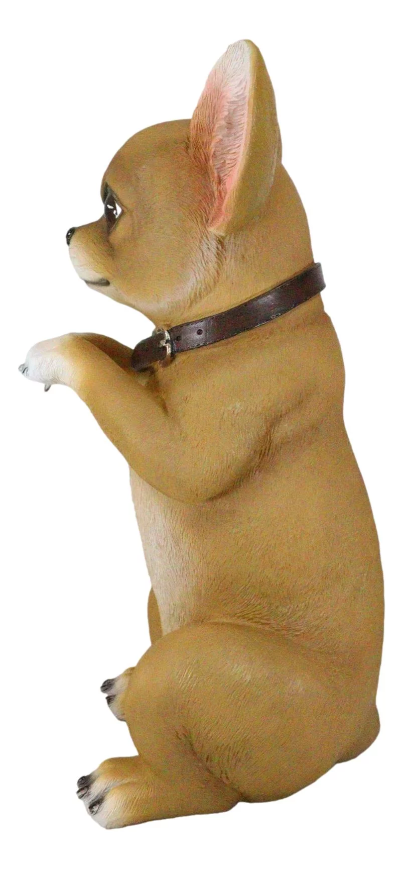 Ebros Gift Chihuahua Dog On Two Legs Statue with Solar LED Lantern Lamp 14