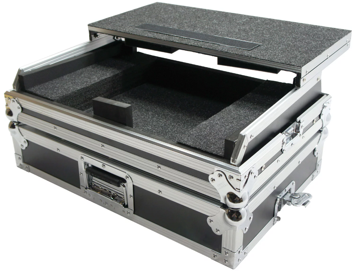 Harmony DJ Case HCNVLT Flight Glide Laptop Stand Road DJ Case Numark NV II