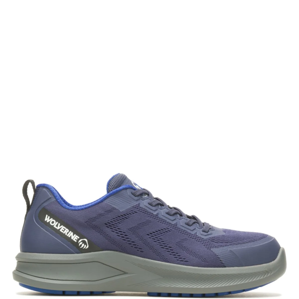 Wolverine Bolt DuraShocks Knit CarbonMax Work Shoe Men Navy