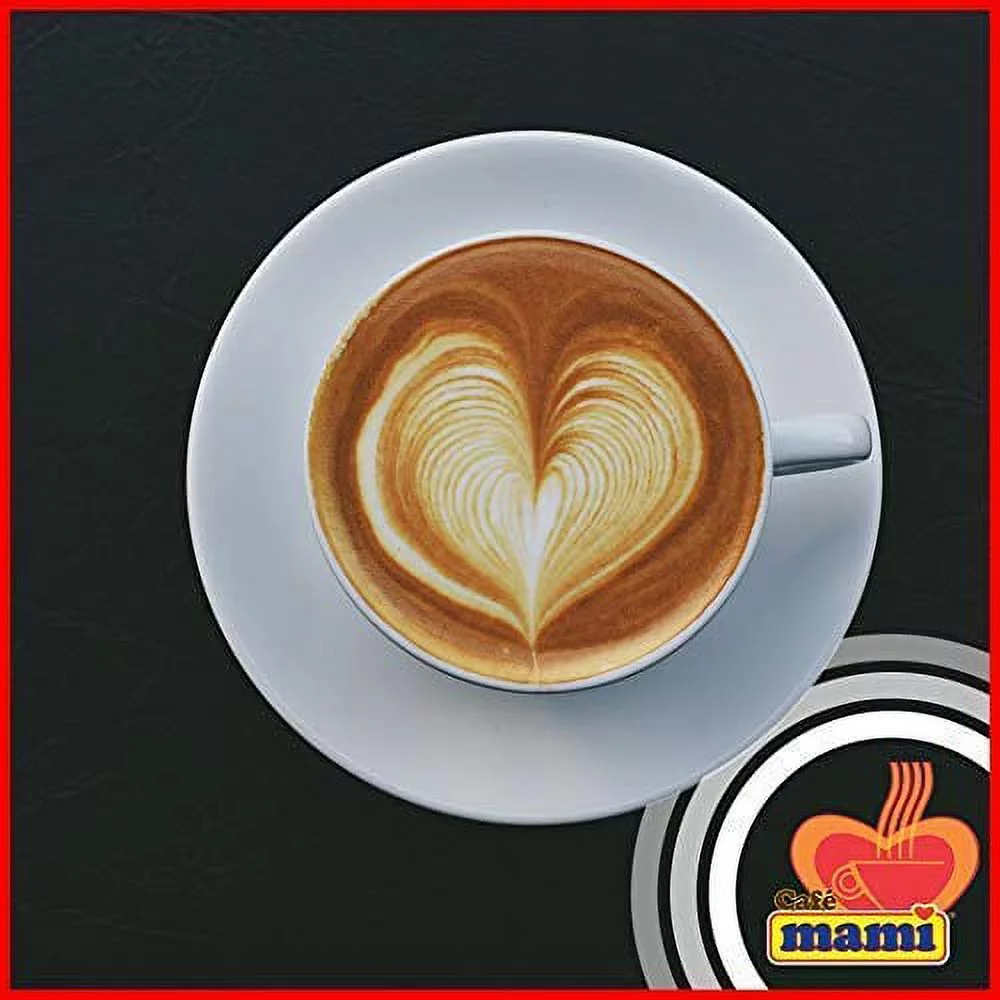 CAFE MAMI, 100% Puerto Rican Premium Ground Coffee, 42oz (3 units of 14oz) + Plus Sticker by Artist Jose Hoffman