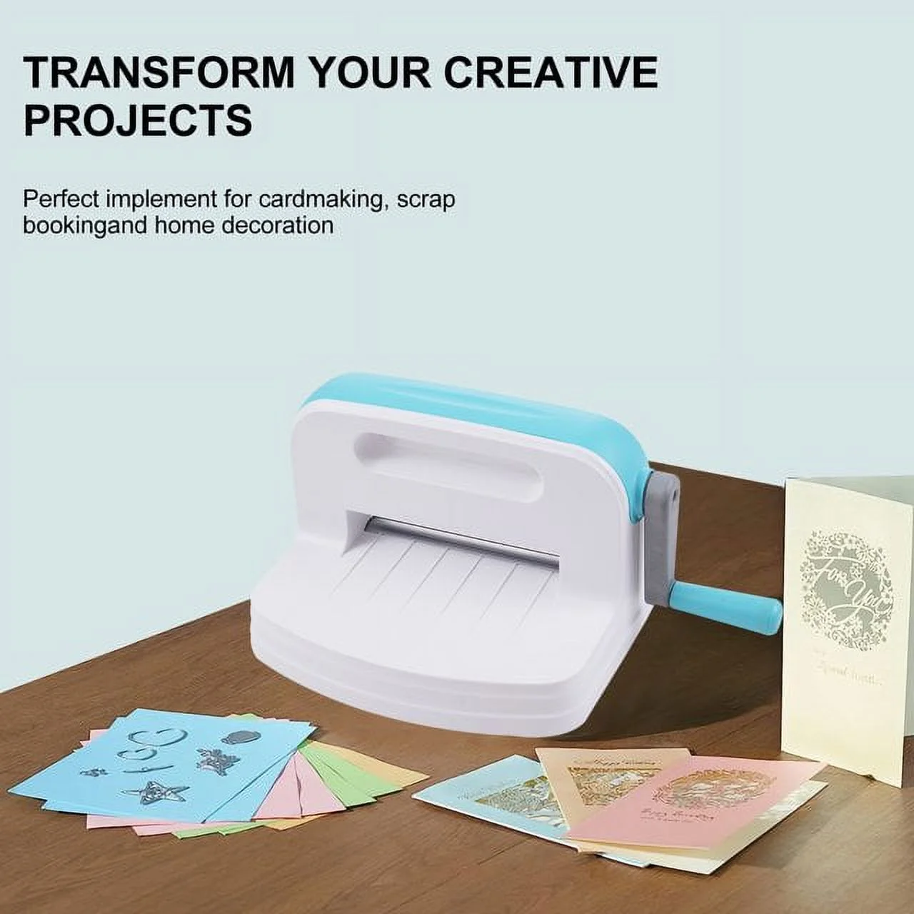 BENTISM Portable Manual Die Cutting Embossing Machine An Essential Tool for Arts Crafts, Scrapbooking and Card Making Activities