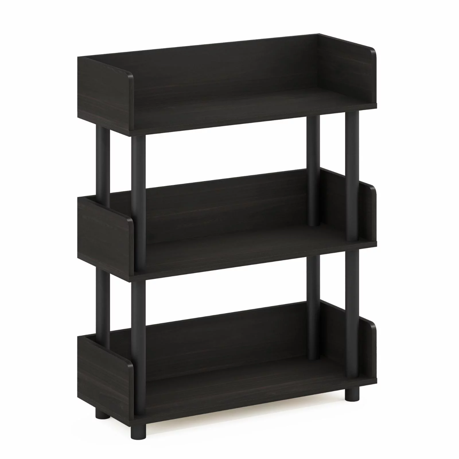 Furinno Turn-N-Tube 3-Tier Toolless Freestanding Multipurposes Display Rack
