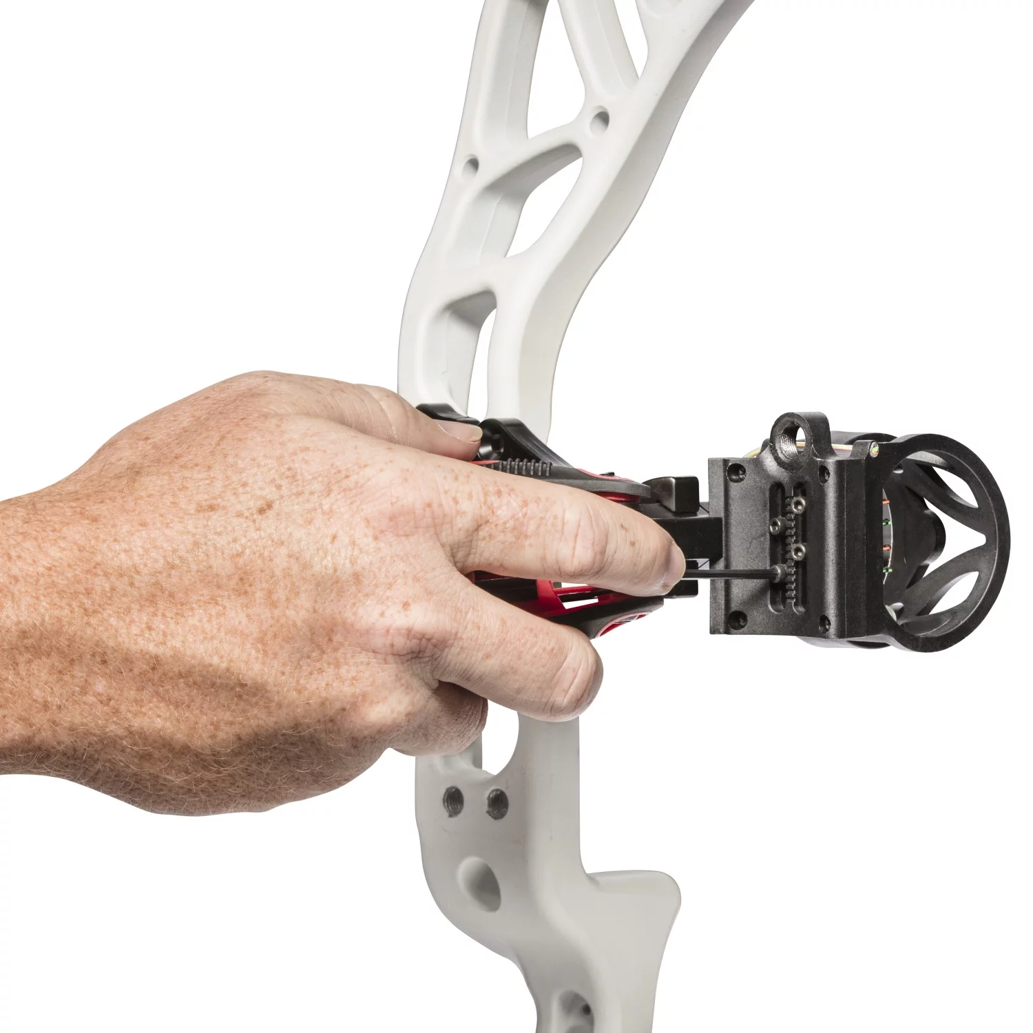 Trophy Ridge Joker 4-Pin Sight with Reversible Mount Design for Right- and Left-Hand Bow