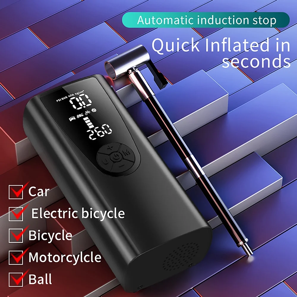 Electric inflator,Inflator Pump Uses With Suitable Various Inflation Uses Adapter Various Inflation Inflator Portable Pump Quick And Nebublu Inflator Uses