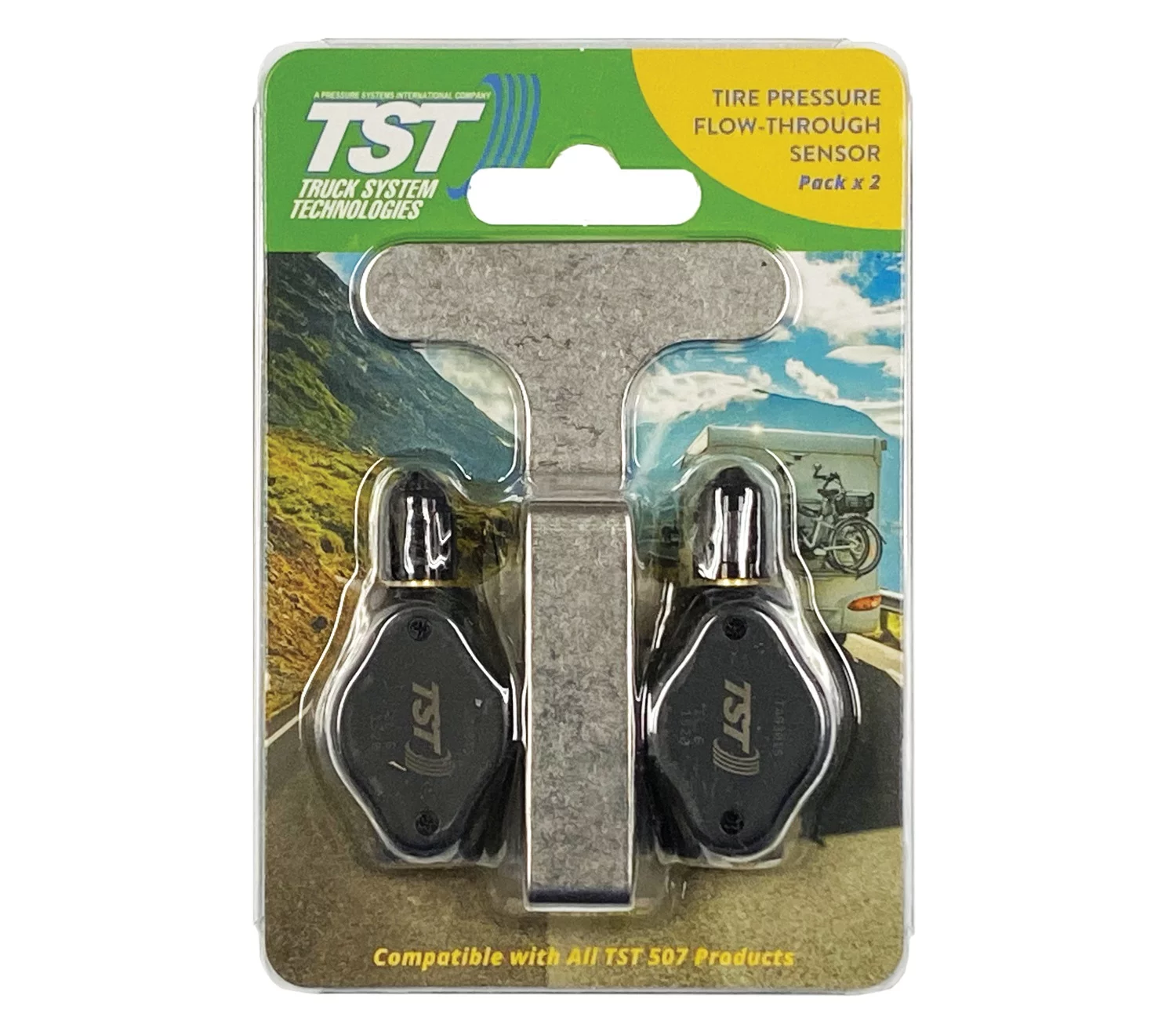 Truck Systems TST507FTS2 RV Tire Sensor Flow-Through, Pack of 2
