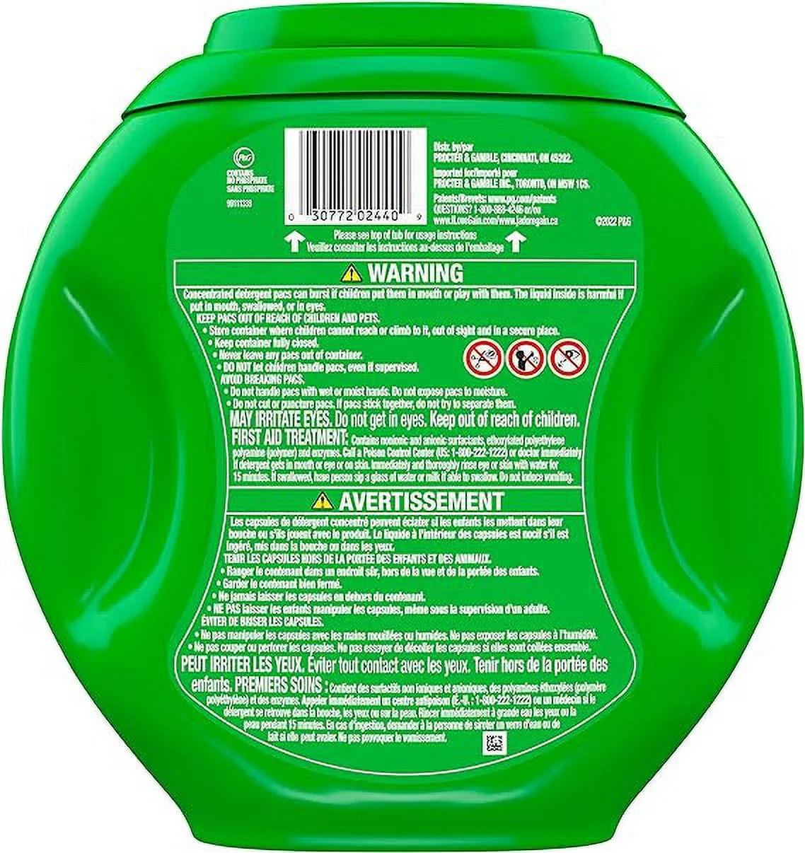 Gain Flings Laundry Detergent Pacs with Odor Defense 60 Ct Super Fresh HE 3in1 Detergent Pacs with Febreze and Oxi