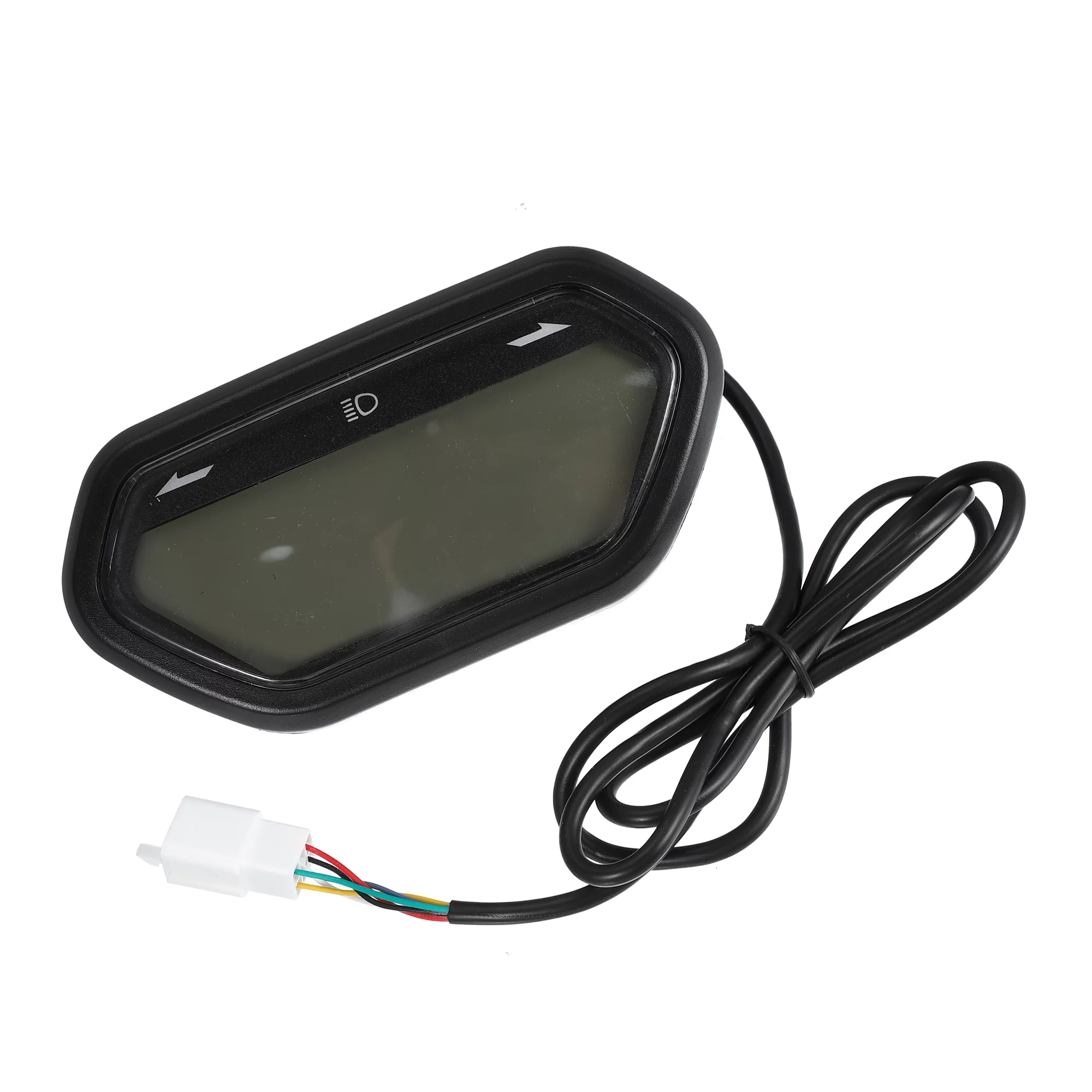Unique Bargains 1 Set Universal Motorcycle Meter 48V 60V 72V Speedometer Digital LCD Display for Electric Motorcycle