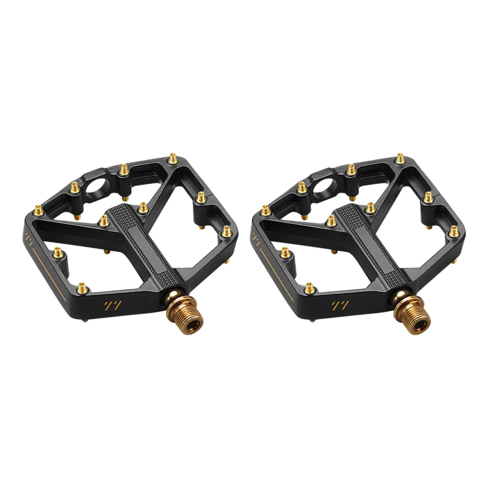 yotijar Mountain Bike Pedals Cycling Pedals for Riding Repairing Cycling Accessories Gold