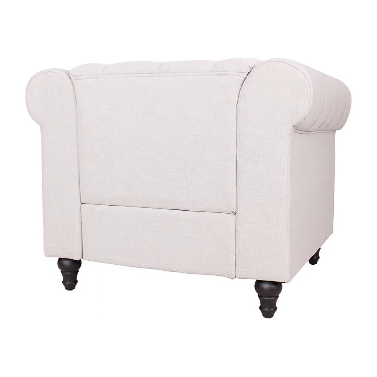 Home Square 2 Piece Set with Living Room Sofa and Chair in Light Gray