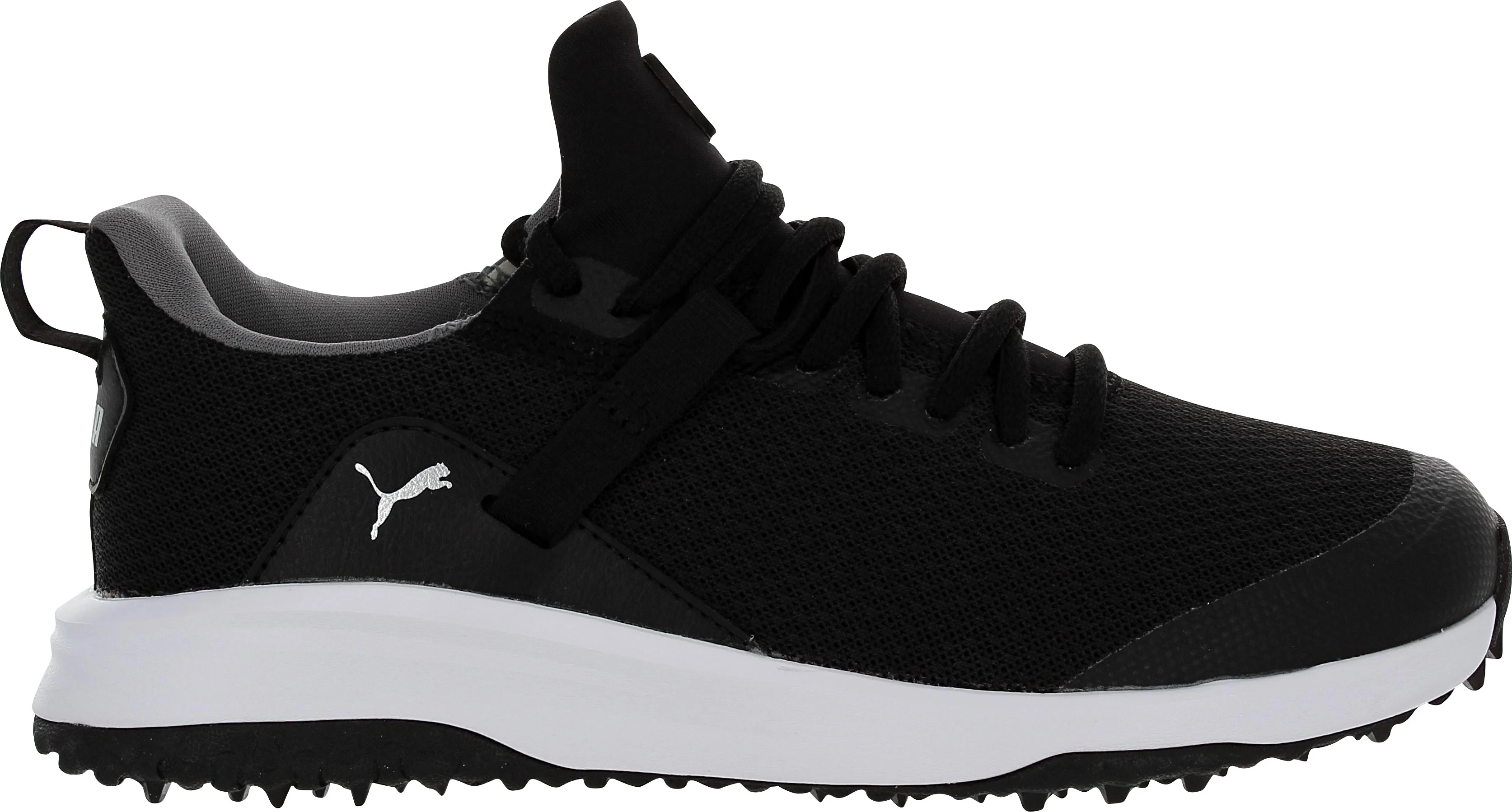 Puma Grip Fusion EVO Jr. 195102-01 Black/Black1 Junior Spikeless Golf Shoes
