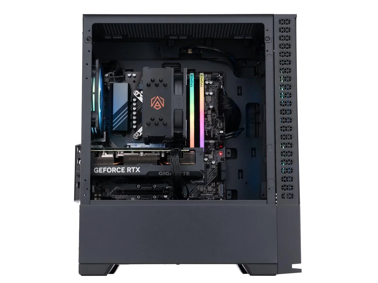 ABS Cyclone Aqua Gaming PC - Windows 11 - Intel i7 14700F - GeForce RTX 4070 - DLSS 3.5 - AI-Powered Performance - 32GB DDR5 6000MHz - 1TB M.2 NVMe SSD - CA14700F4070