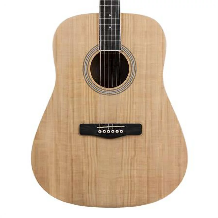 B20DNT Beginner Dreadnought Acoustic Guitar Pack, Natural