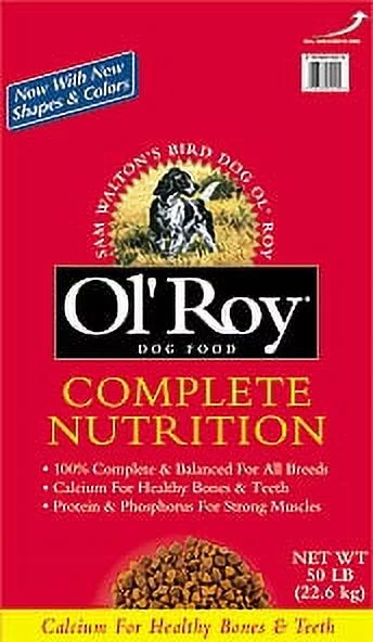 Ol' Roy Complete Nutrition Dry Dog Food, 50 Lb.
