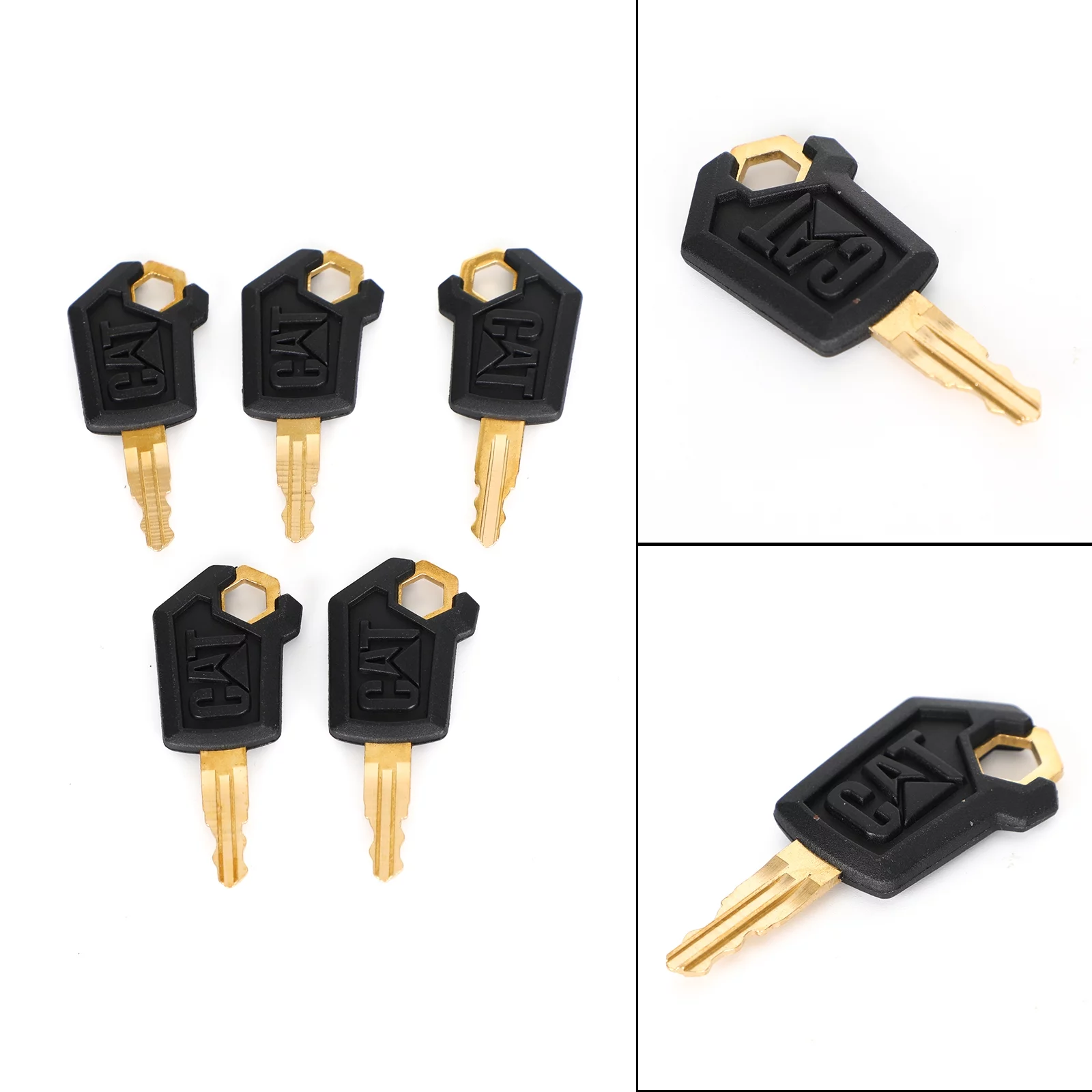 5 Master Cat Keys For Caterpillar Heavy Equipment Ignition Key 5P8500
