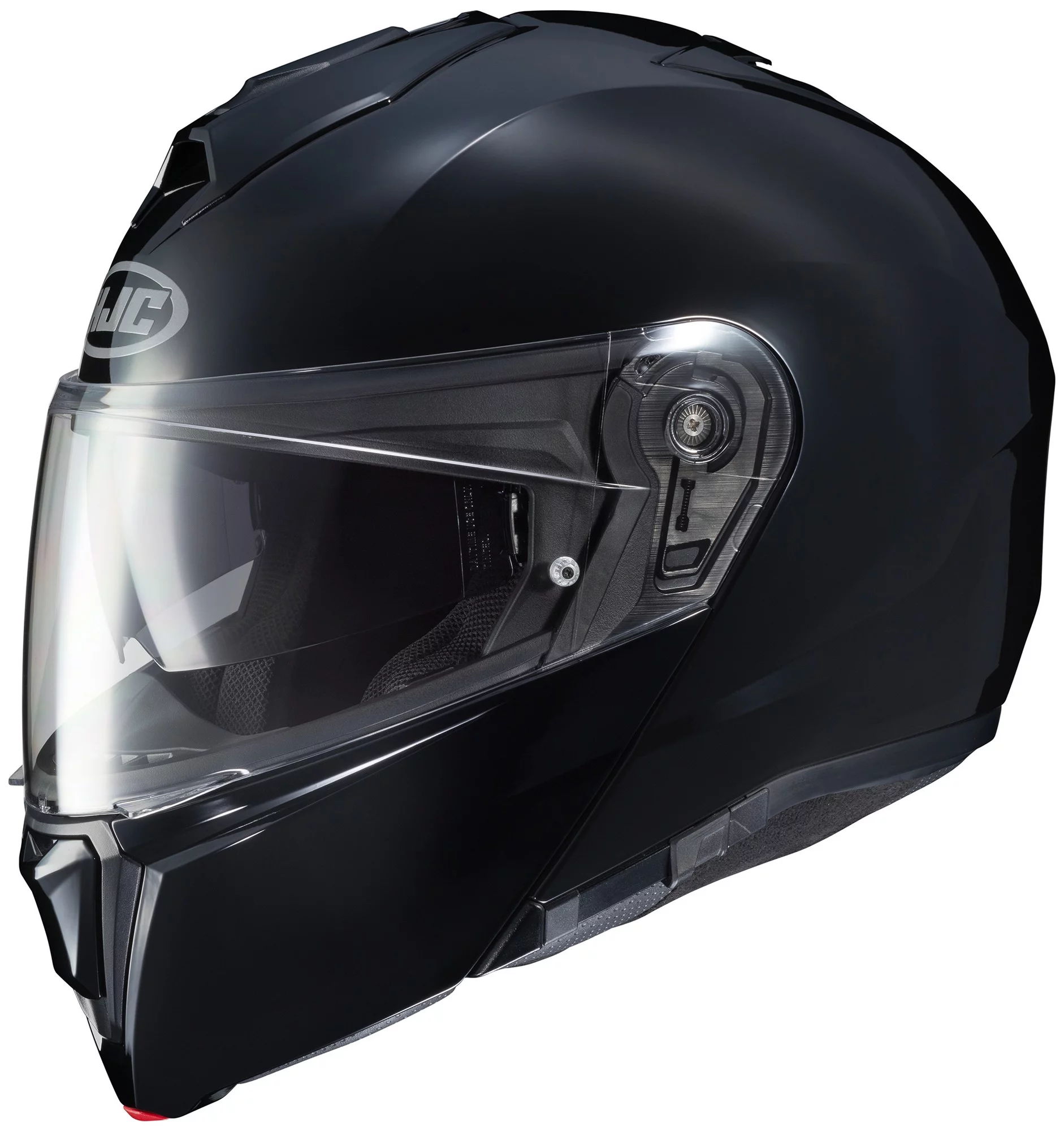HJC i90 Solid Modular Motorcycle Helmet Black MD