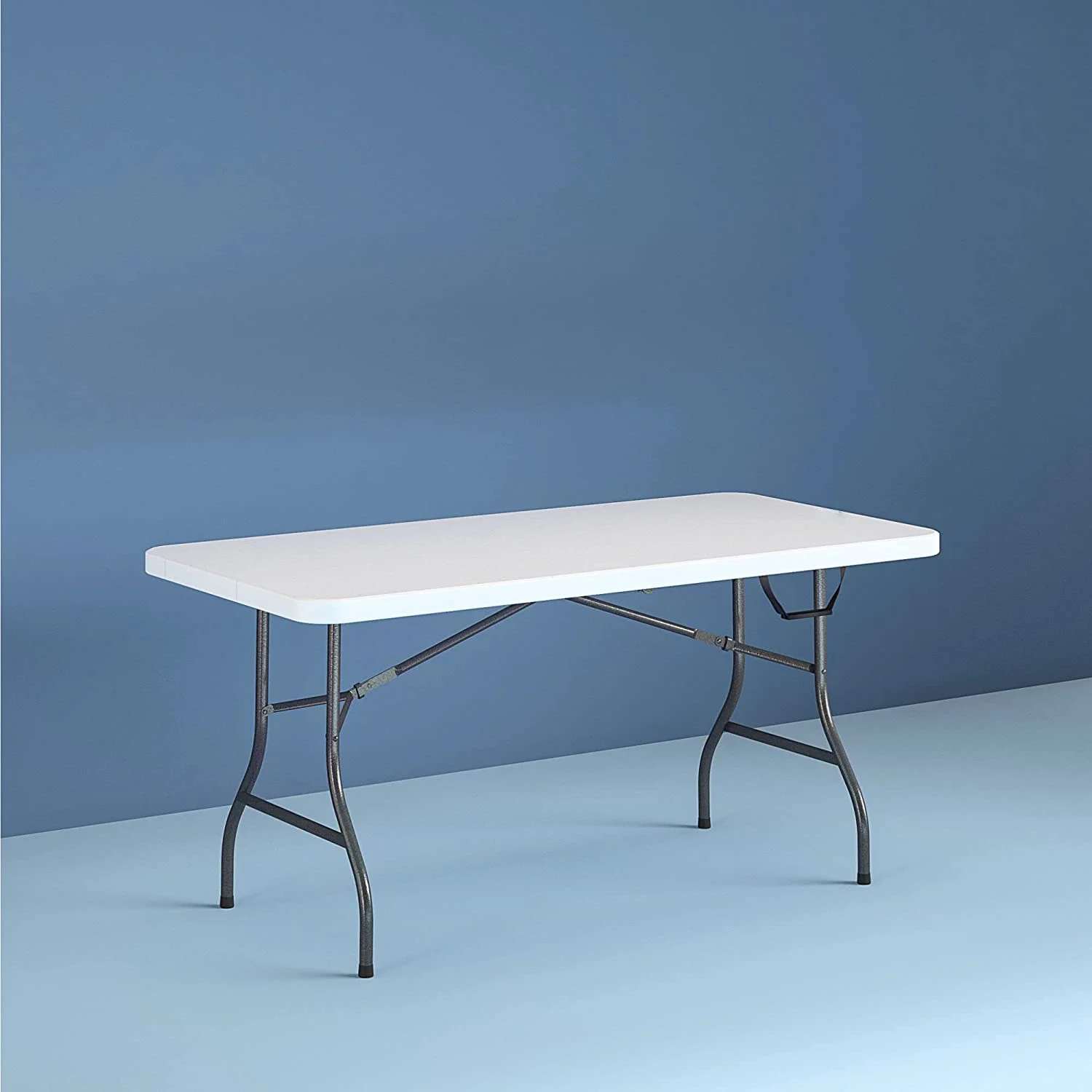 6 Foot, Heavy duty, Centerfold, Folding Table (White)