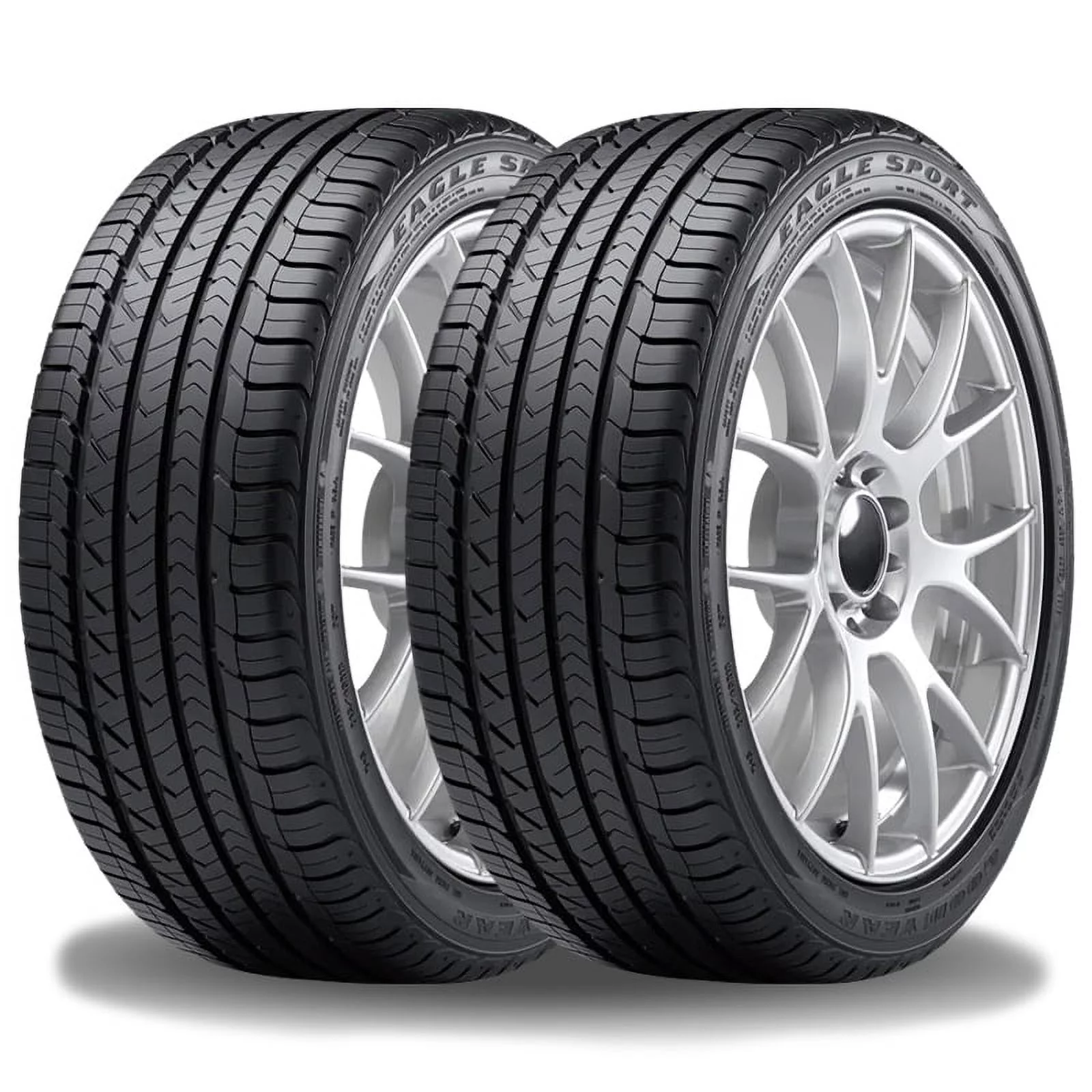 2 Goodyear Eagle Sport All Season 215/45R18 93W XL Performance 50K Mile M+S Tire 109065366 / 215/45/18 / 2154518