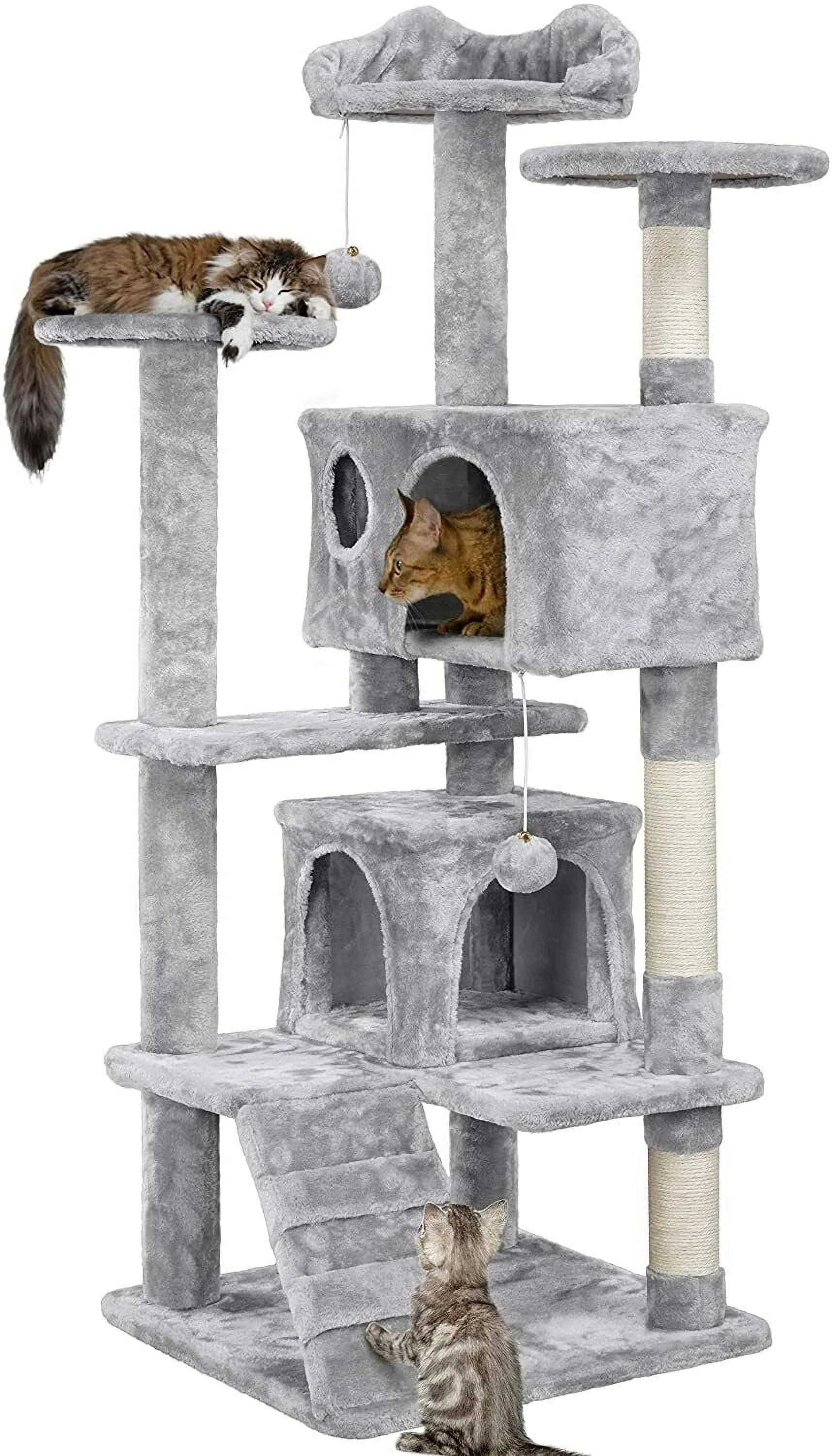 55in Cat Tree Tower Play House (5 Colors)