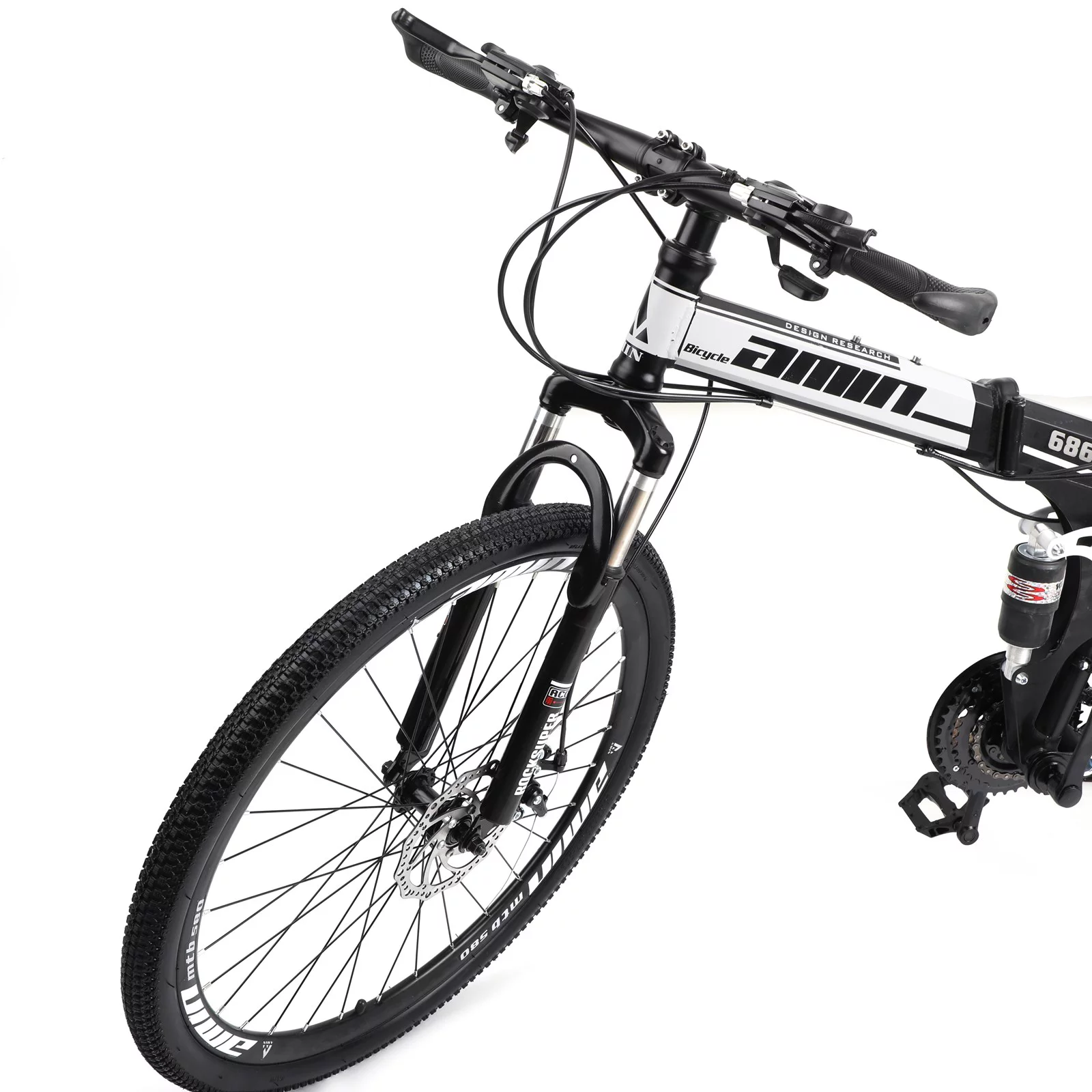 Unisex Adult Mountain Bike Full Suspension 26