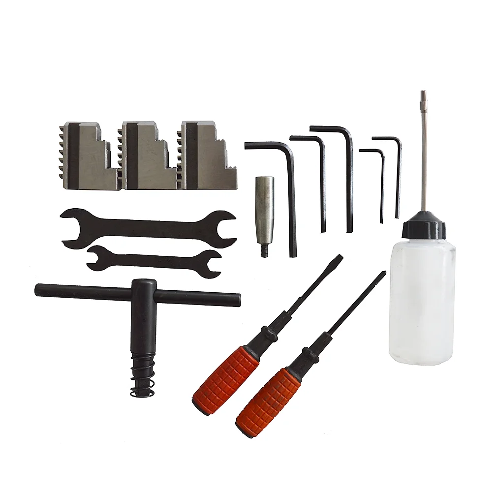 EQCOTWEA Precision Metal Lathe Metric Thread Brushless Motor Bench Lathe 8.3